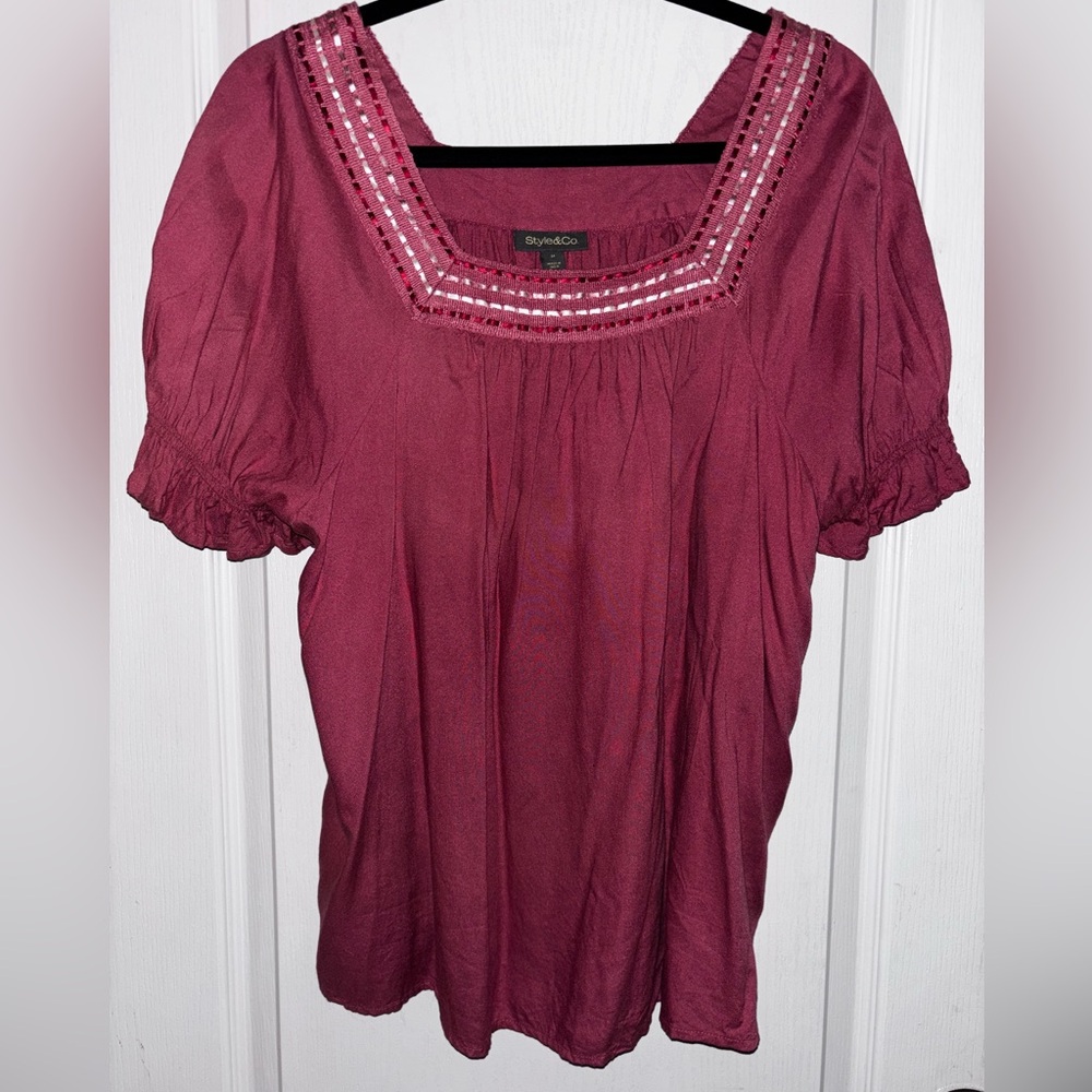 Style & Co Boho top